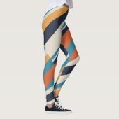 Kontrastlinien Leggings (Rechts)