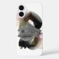 Kontrastminimale Abstrakte Art iPhone 16 Fall