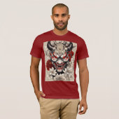 Kontrastpuls: Hochwertiges Tattoo-Design T-Shirt (Vorne ganz)