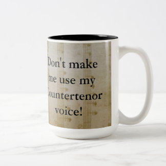 Kontratenorschale Zweifarbige Tasse