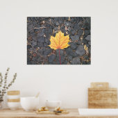 Kontratraste Leaf-Poster Poster (Küche)