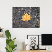 Kontratraste Leaf-Poster Poster (Heimbüro)