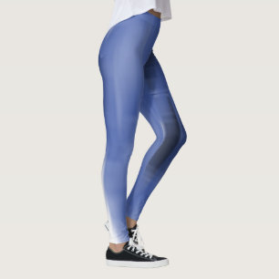Kontratraste schwarz-weiß glänzende Formen Leggings