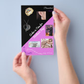 Kontratratrastkleiner Flyer - A6-eske Anpassung (Handgriff)