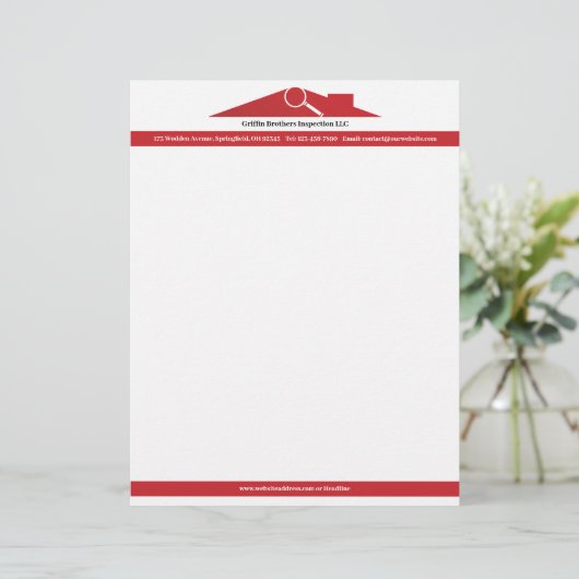 Kontrollbriefe Briefbogen (Stehend Vorderseite)