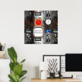 Kontrolle 2 insgesamt poster (Heimbüro)