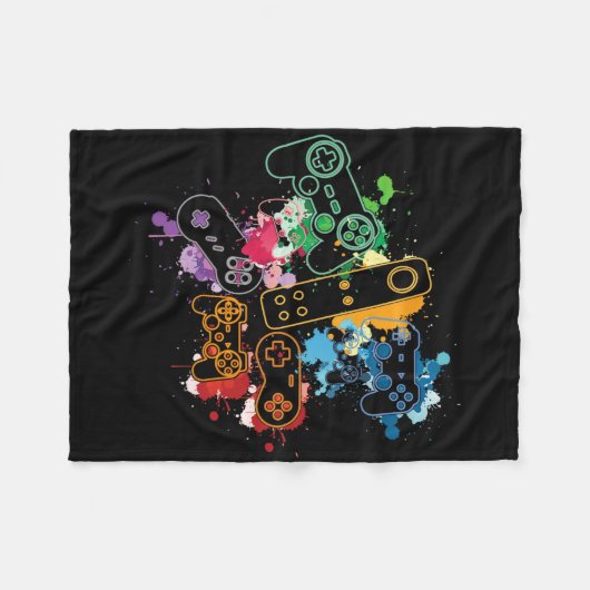 Kontrolle aller Dinge mit dem Videospielcontroller Fleecedecke (Vorderseite (Horizontal))