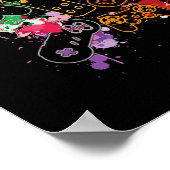 Kontrolle aller Dinge mit dem Videospielcontroller Poster (Ecke)