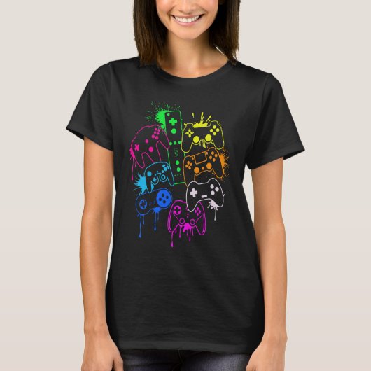 Kontrolle aller Video-Game-Controller 4 T-Shirt (Vorderseite)