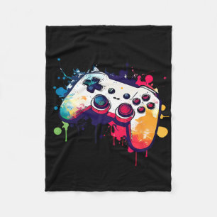 Kontrolle aller Videospielcontroller-Gamer Fleecedecke