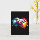 Kontrolle aller Videospielcontroller-Gamer Karte (Gelbe Blume)