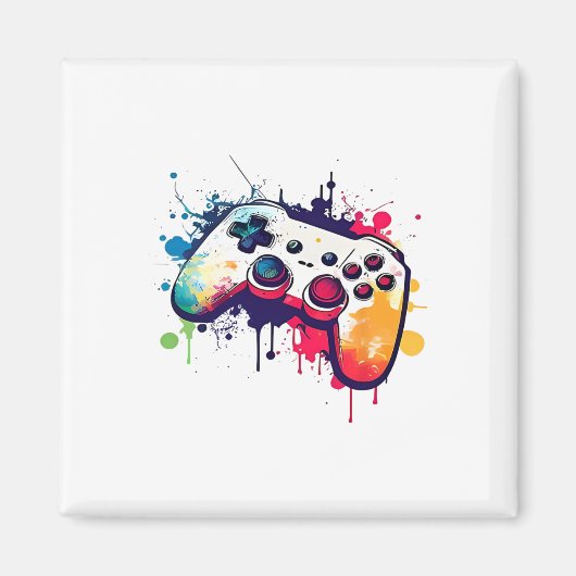Kontrolle aller Videospielcontroller-Gamer Magnet (Vorne)