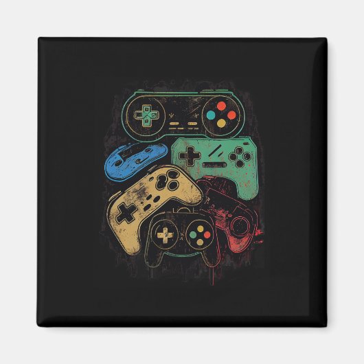 Kontrolle aller Videospielcontroller-Gamer Magnet (Vorne)