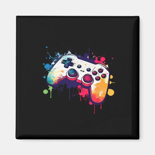 Kontrolle aller Videospielcontroller-Gamer Magnet (Vorne)