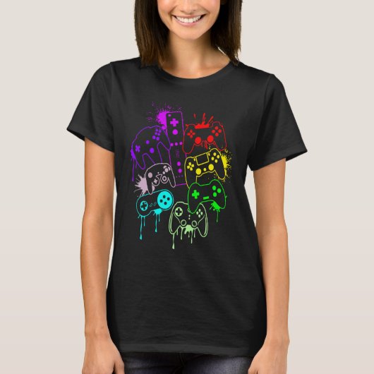 Kontrolle aller Videospielcontroller von Things T-Shirt (Vorderseite)