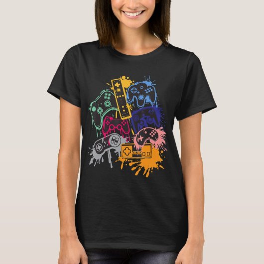 Kontrolle aller Videospielcontroller von Things T-Shirt (Vorderseite)