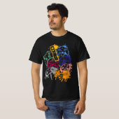 Kontrolle aller Videospielcontroller von Things T-Shirt (Vorne ganz)