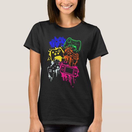 Kontrolle aller Videospielcontroller von Things T-Shirt (Vorderseite)