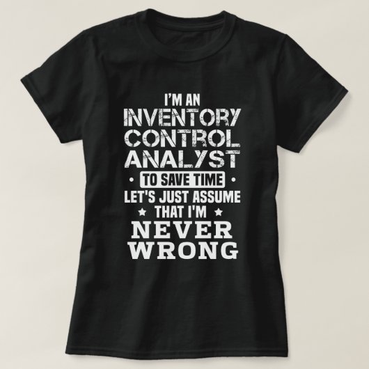 Kontrolle-Analytiker T-Shirt (Design vorne)