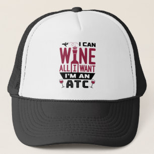 Kontrolle ATC Funny Wine Truckerkappe