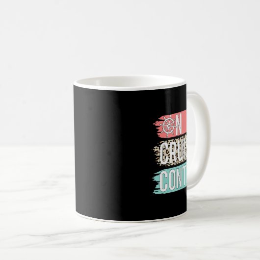 Kontrolle auf Kreuzfahrtschiff Sonniger Sommerferi Kaffeetasse (VorderseiteRechts)