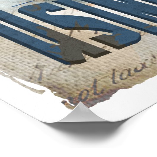 Kontrolle bedeutet, zwei Hände zu verwenden Poster (Ecke)