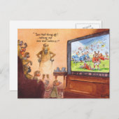 Kontrolle der Eltern Postkarte (Vorne/Hinten)