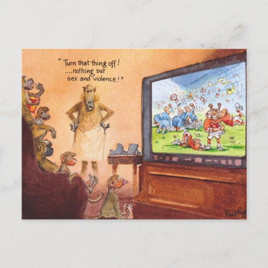 Kontrolle der Eltern Postkarte (Vorderseite)