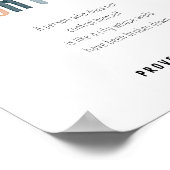 Kontrolle der Frucht des Spirituosenplakats Poster (Ecke)