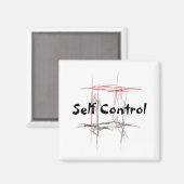 Kontrolle der Kampfkunst Magnet (Vorderseite/Rückseite)