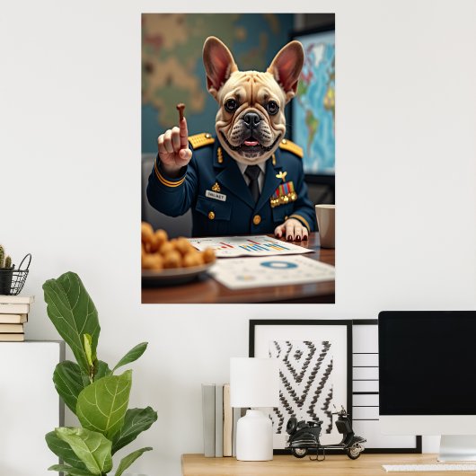 Kontrolle der Mission: Franchise mit Plan Poster (Heimbüro)