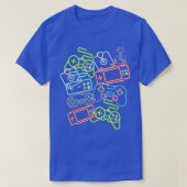 Kontrolle der Videospielcontroller 80 T-Shirt (Design vorne)