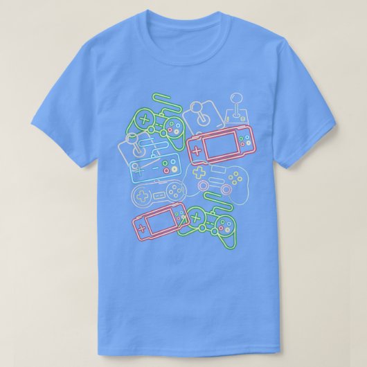 Kontrolle der Videospielcontroller 80  T-Shirt (Design vorne)