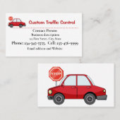 Kontrolle des benutzerdefinierten Verkehrs Visitenkarte (Vorne/Hinten)