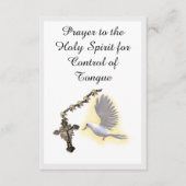 Kontrolle des Heiligen Geistes Begleitkarte (Vorderseite)