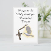 Kontrolle des Heiligen Geistes Begleitkarte (Stehend Vorderseite)