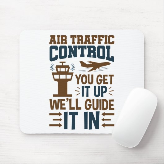 Kontrolle des Luftverkehrs, die Sie hinaufbekommen Mousepad (Mit Mouse)
