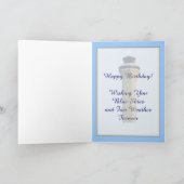 Kontrolle des Luftverkehrs Geburtskarte Karte (Innenseite)