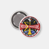 Kontrolle des "Manned Spacecraft Center" Magnet (Vorderseite/Rückseite)