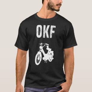 Kontrolle des Moped Village mit spekulativen Fahrp T-Shirt