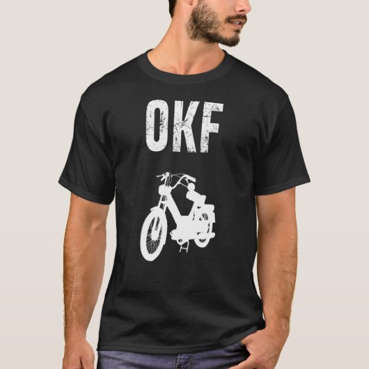 Kontrolle des Moped Village mit spekulativen Fahrp T-Shirt (Vorderseite)