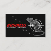 Kontrolle des Schädlings Beruflich Visitenkarte (Vorderseite)