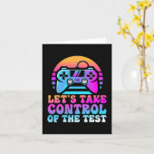 Kontrolle des Testtages - Game Lovers Testing Karte (Gelbe Blume)