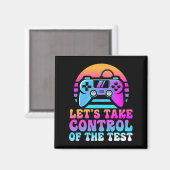 Kontrolle des Testtages - Game Lovers Testing Magnet (Vorderseite/Rückseite)