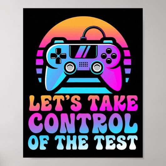 Kontrolle des Testtages - Game Lovers Testing Poster (Vorne)