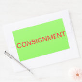 Kontrolle des Versandinventars Rechteckiger Aufkleber (Umschlag)