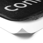 Kontrolle drucken poster (Ecke)