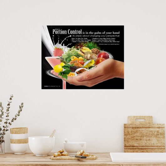 Kontrolle drucken poster (Küche)