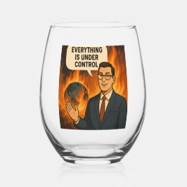 Kontrolle Edelstahlglas Weinglas Ohne Stiel