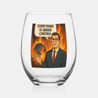 Kontrolle Edelstahlglas Weinglas Ohne Stiel